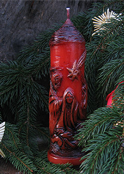 Vánoční svíčka Betlém 2 - pohled na Svatou rodinu