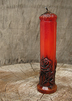 Svíčka Růžičky 1 - čelní pohled